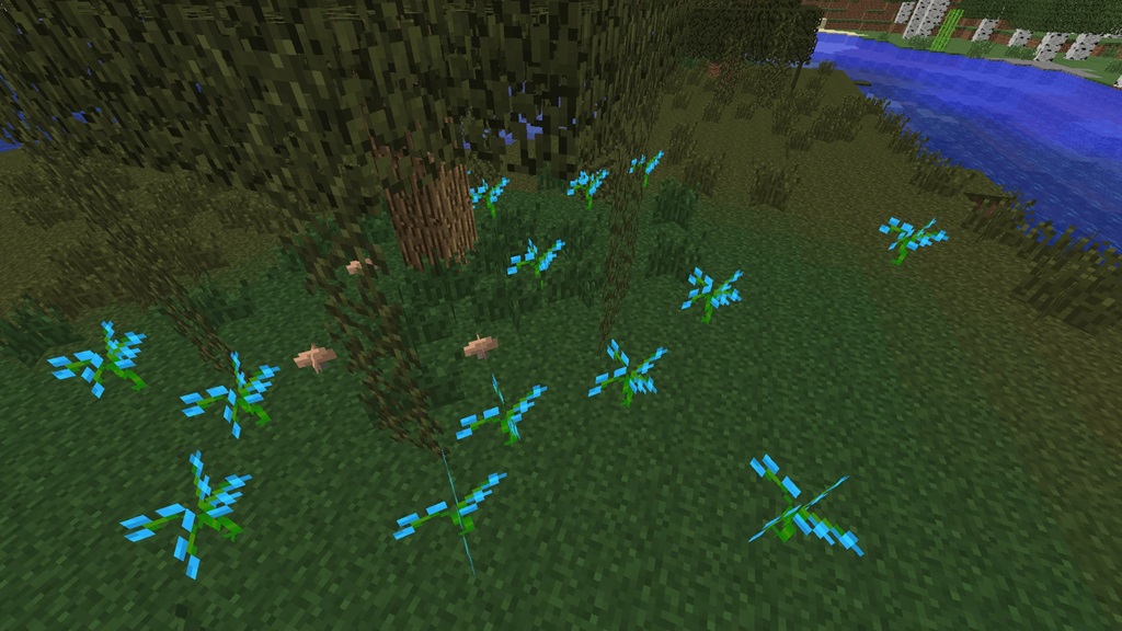 Where do the Minecraft Blue Orchids grow?