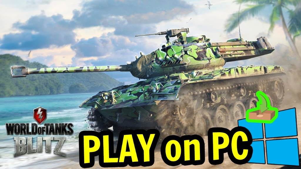 World of Tanks Blitz PC gameplay with tanks in action